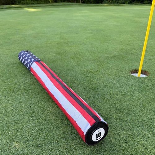 Beer Sleeve for Golf Bag - The Ten Iron, 7-Can Insulated Golf Cooler Cooler Sleeve, Discretely Keep Canned Drinks Cold on The Golf Course, Golf Gifts For Men, Gifts For Golfers