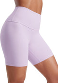 CRZ YOGA Biker Shorts - ButterLuxe High Waisted Spandex for Running & Yoga | 6-Inch Length