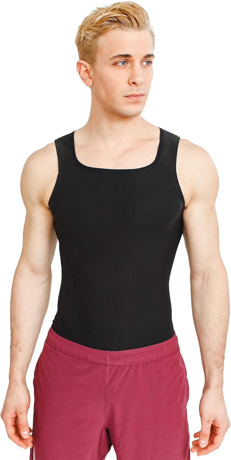 Sweat Shaper Men's Slimming Sauna Tank Top - Premium Workout Vest for Enhanced Performance