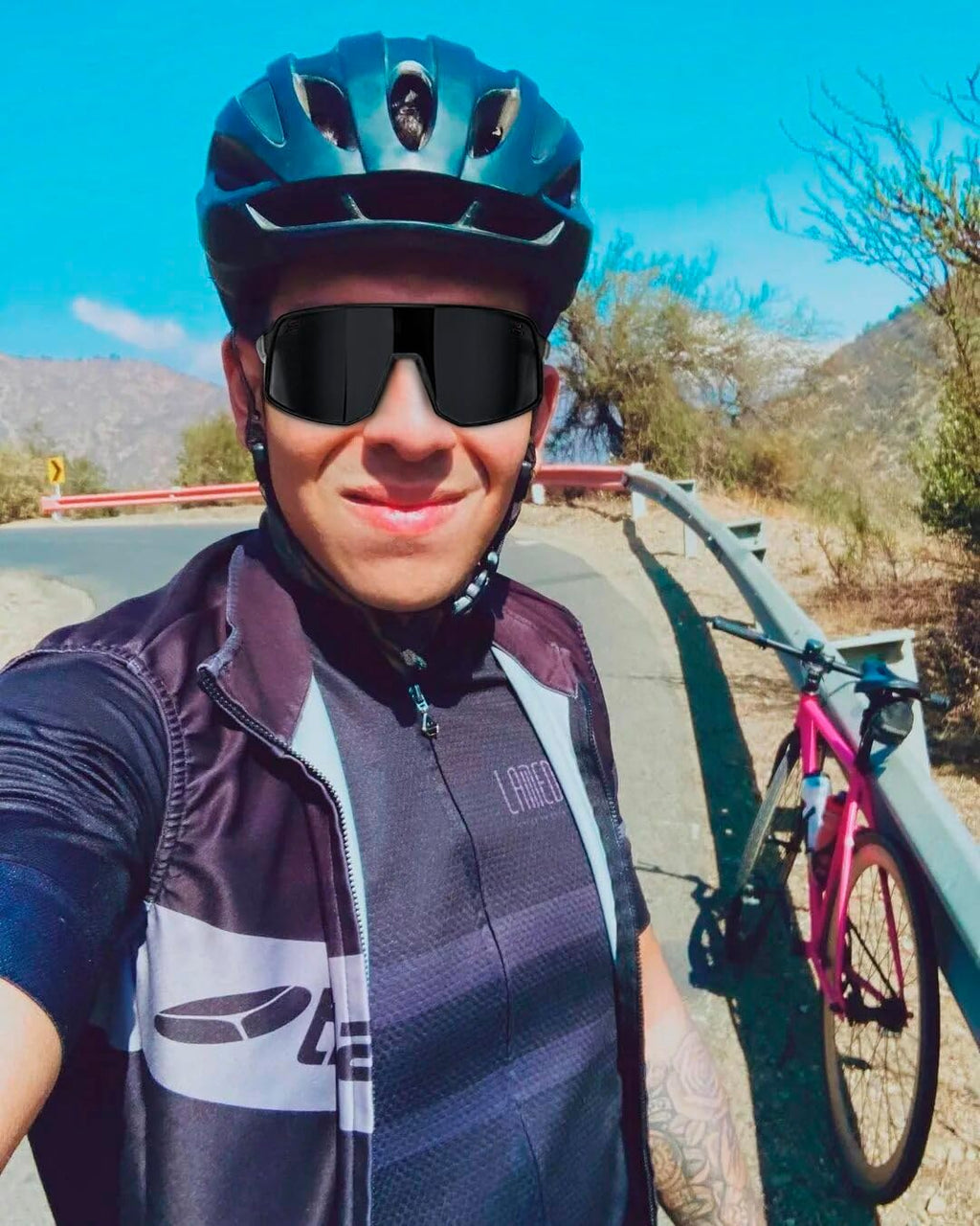 Polarized Sports Sunglasses | UV400 Protection for Men & Women - Ideal for Cycling, Fishing, Running