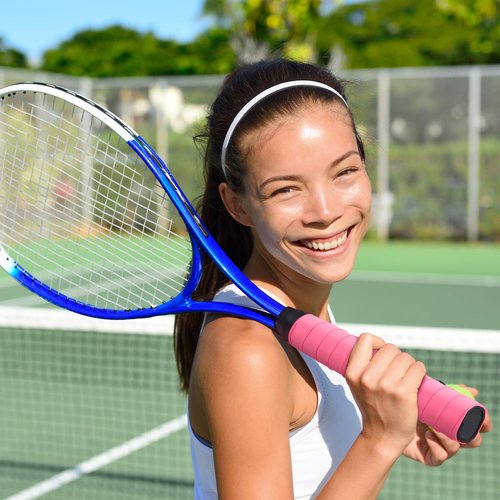 Jadive 100 Pcs Tennis Racket Grip Tape Anti Slip Tennis Overgrips PU Absorbent Badminton Grip Tape for Badminton Racquet Fishing Rods (Bright Colors)
