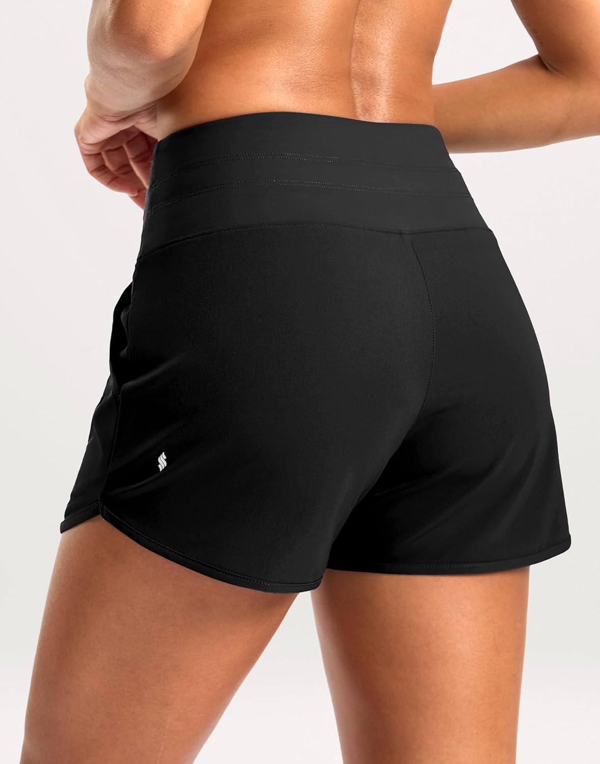 Soothfeel Women's Athletic Running Shorts - Quick Dry Gym Workout Shorts with Zipper Pocket | 3" Liner