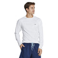 Speedo Mens UV Swim Shirt Easy Long Sleeve Regular Fit,White,Large