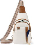 GAEKEAO Sling Bag - Stylish Vegan Leather Crossbody Fanny Pack for Travel | Versatile Chest Bag