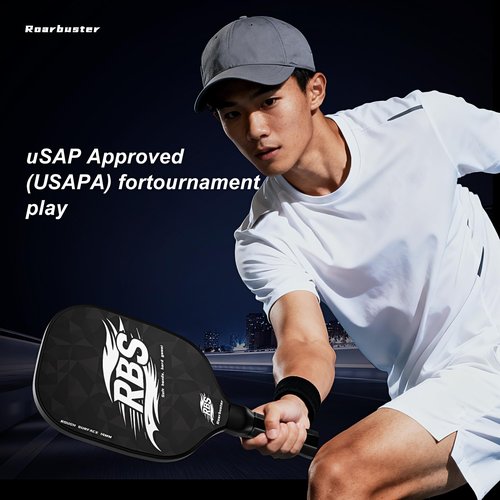 Professional Pickleball Paddle,Thermoformed T700 Carbon Fiber Pickleball Paddles with Enhanced Spin Surface, Expanded Sweet Spot