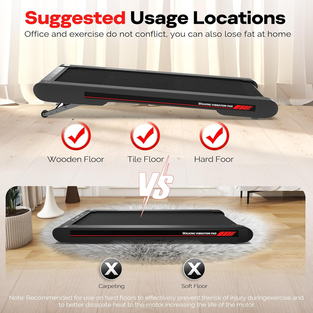 Sperax Walking Treadmill | 3-in-1 Under Desk Design with APP & Remote Control | Low Noise, Portable