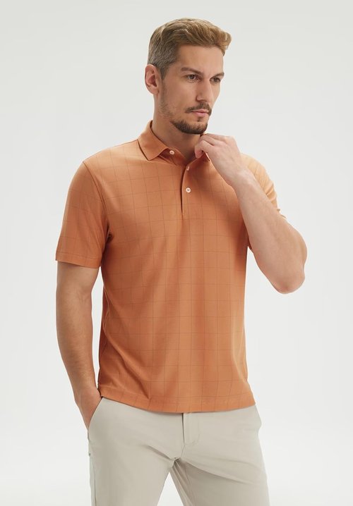 M MAELREG Men's Golf Polo Shirt - Lightweight, Moisture-Wicking, UPF 30+ | Short Sleeve Casual Wear