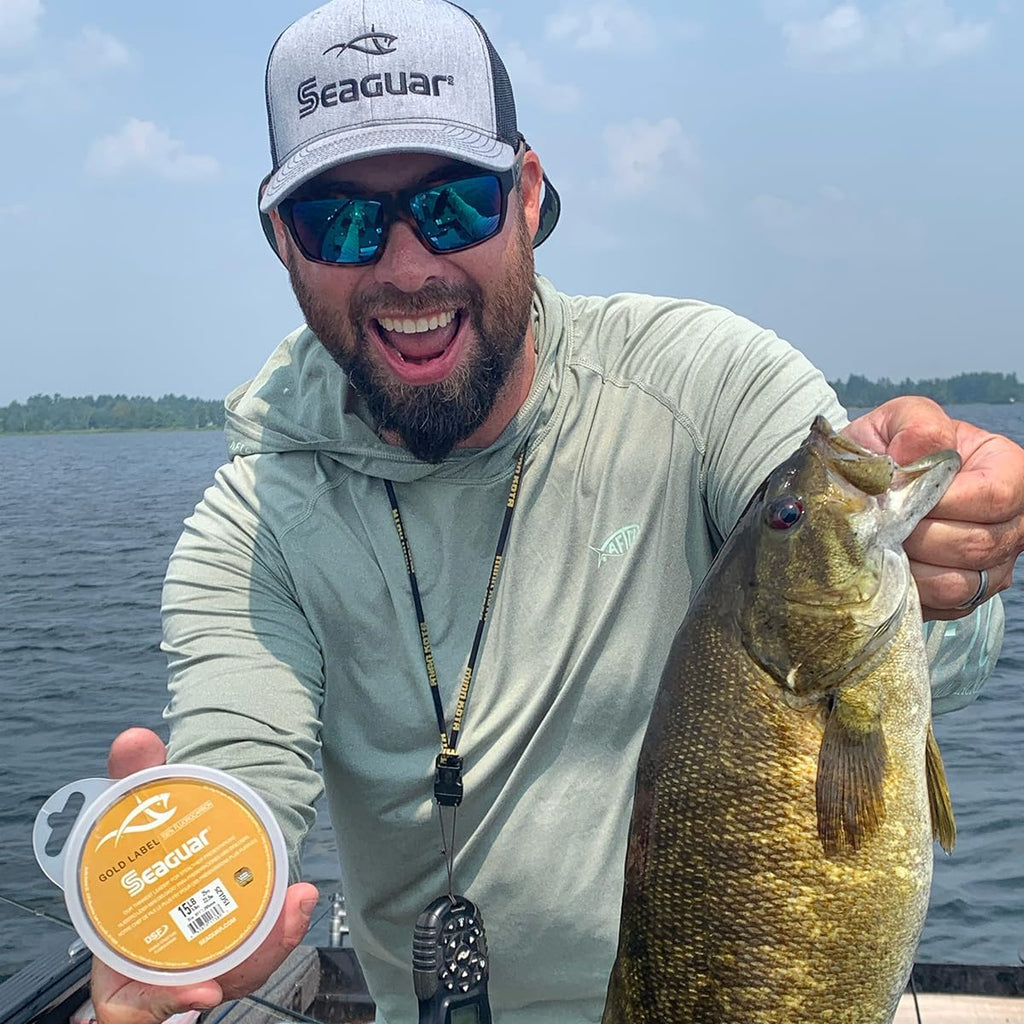Seaguar Gold Label Fluorocarbon Fishing Leader Line - 100% Clear for Fresh & Saltwater | Multiple Sizes Available