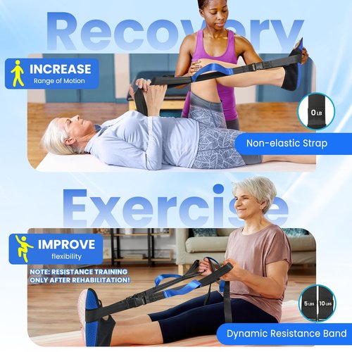JNATER Knee Replacement Recovery Aids - Must Have Hip/Knee Surgery Recovery Equipment, Improve Mobility and Flexibility, Relieve Pain-Physical Therapy Equipment