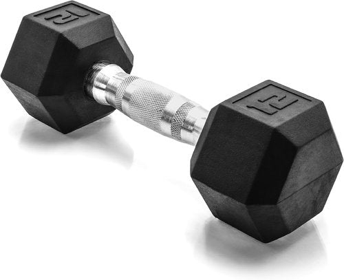 CAP Barbell Coated Hex Dumbbell Weights - Versatile Options from 10 to 120 lbs | Durable Design