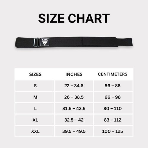 CO2 SPORTS Titan Weight Lifting Belt Self-Locking Titan, Premium Support Belt for Functional Fitness, Deadlift Training, Black (X-Large)