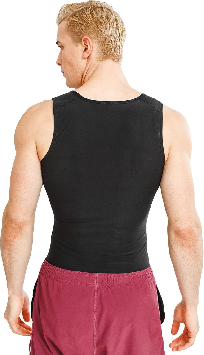 Sweat Shaper Men's Slimming Sauna Tank Top - Premium Workout Vest for Enhanced Performance
