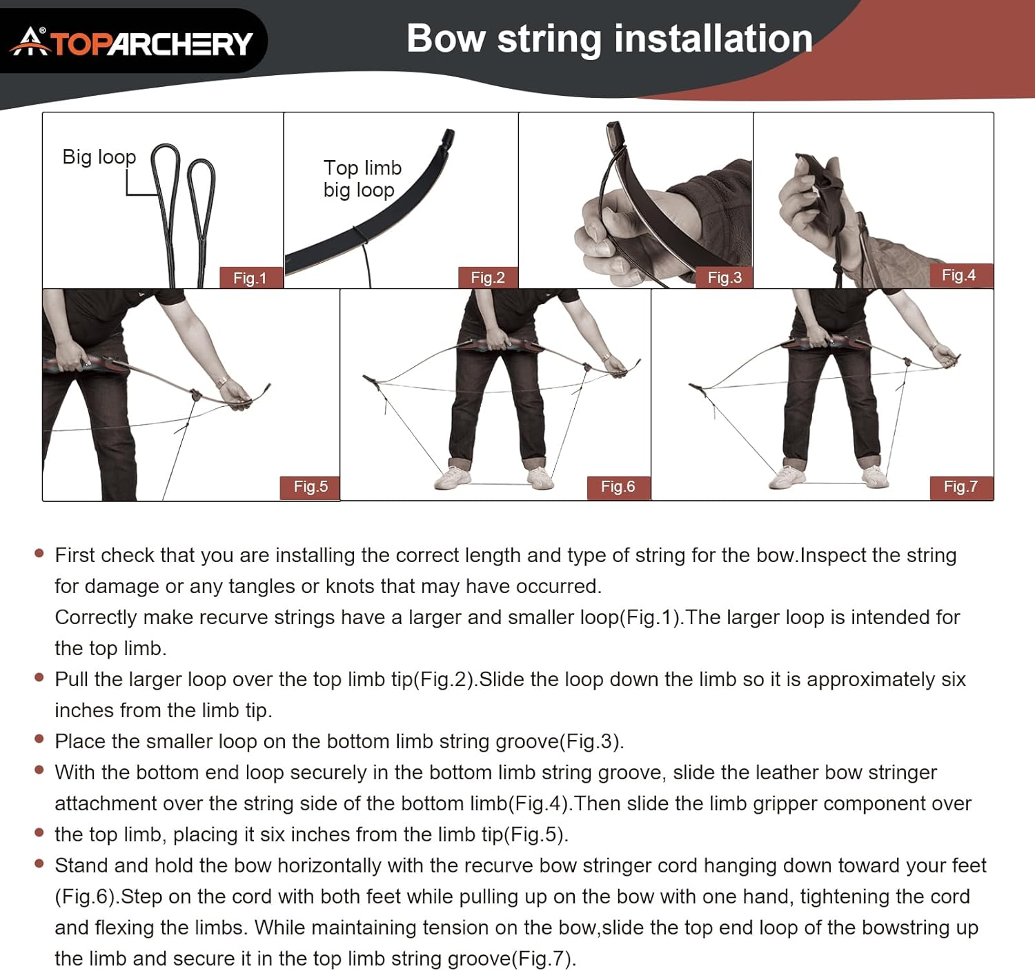 TOPARCHERY 62" Recurve Bow and Arrow Set - Ideal for Adults & Youth Beginners | Right-Handed Takedown Design