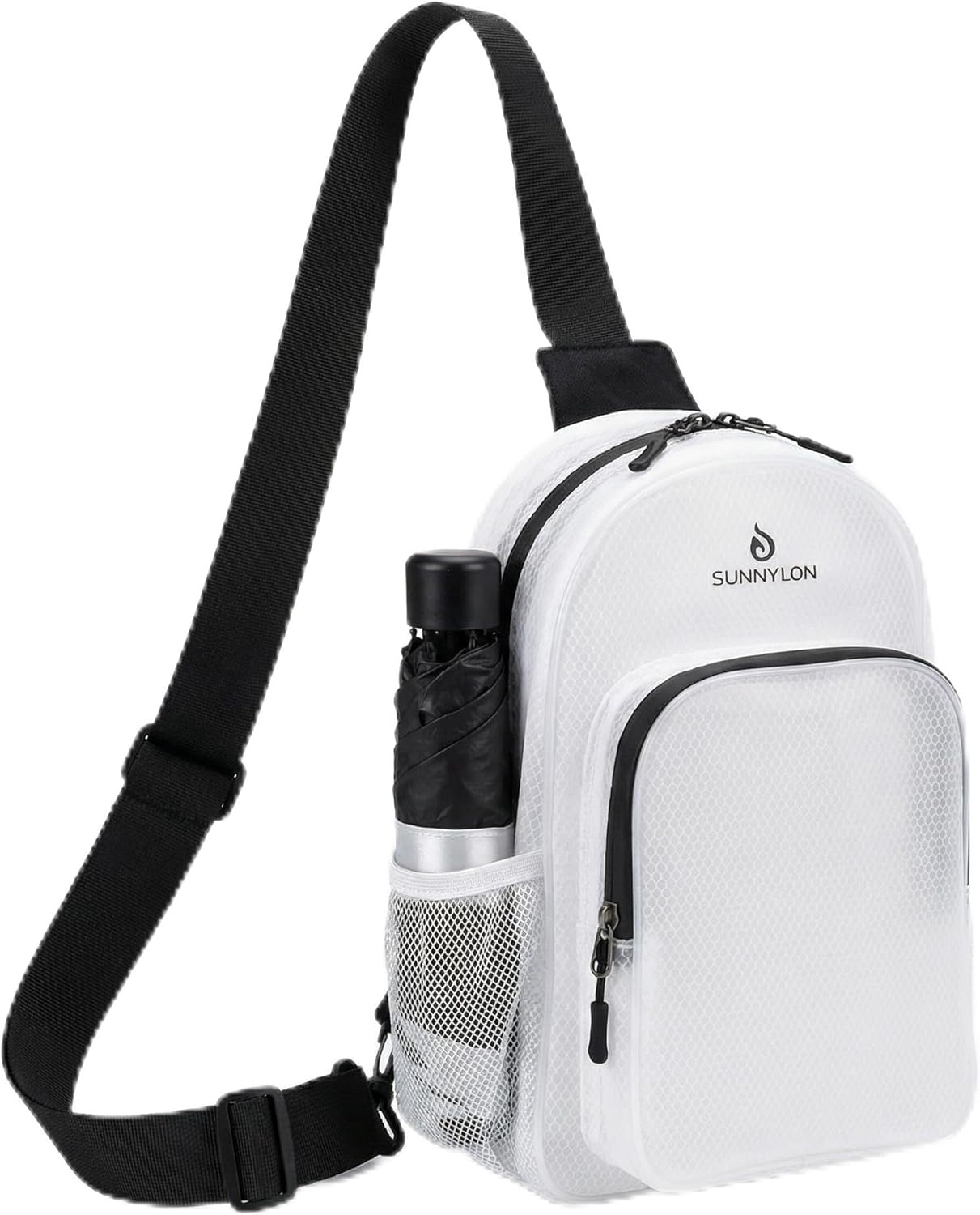 TPU Crossbody Sling Bag - Waterproof Chest Bag with Adjustable Strap | Ideal for Travel & Concerts