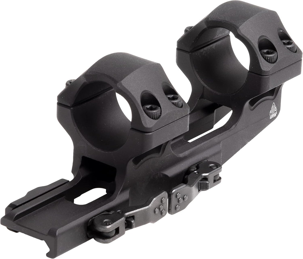 UTG ACCU-SYNC QR 1" Medium Pro 34mm Offset Scope Mount - Durable Black Finish