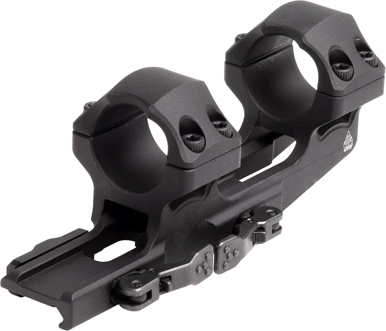 UTG ACCU-SYNC QR 1" Medium Pro 34mm Offset Scope Mount - Durable Black Finish