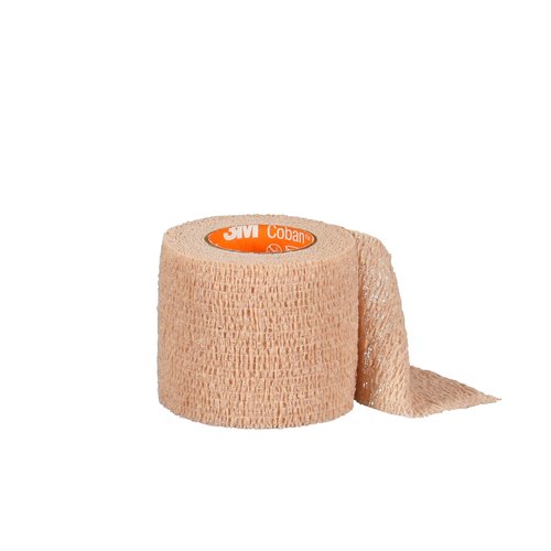 3M™ Coban™ NL Non-Latex Self-Adherent Wrap with Hand Tear, 2082, 2 in x 5 yd, 36 Rolls/Case
