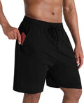 Skiennix Men's Lounge Shorts - Loose-Fit Jersey with Deep Pockets for Running & Training