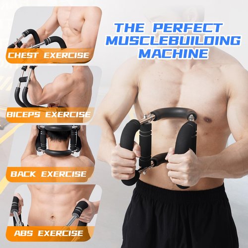 Twister Arm Trainer,Adjustable arm and Chest Muscle Trainer,Chest Workout Equipment,Detachable Design Fitness Anywhere,Home Gym Workout Tool for Men&Women (70-110lbs)