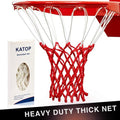 KATOP Premium Quality Professional Heavy Duty Basketball Net Replacement - All Weather Anti Whip,Fits Standard Indoor or Outdoor Rims - 12 Loops
