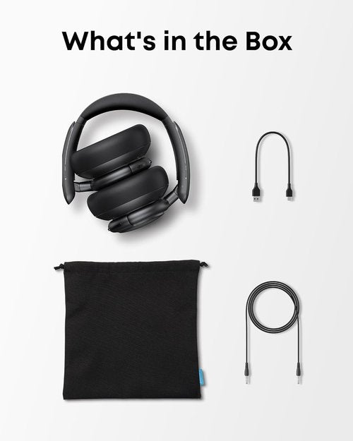 Anker Soundcore Q30 - Hybrid Active Noise Cancelling Headphones | Hi-Res Audio, 50H Playtime, Comfortable Fit