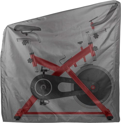 Katai – Exercise Bike Cover – Waterproof Indoor/Outdoor Stationary Bicycle Cover for Upright, Spin & Peloton-Style Bikes – PU-Coated Oxford + Storage Bag