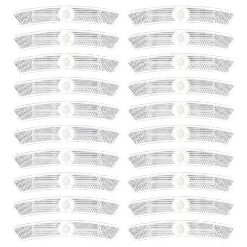 Outanaya Professional Bike Reflectors Replaceable Reflective Disc Wheel Set with Screw Mount for Enhanced Bicycle and Touring Car Visibility Safety Accessories