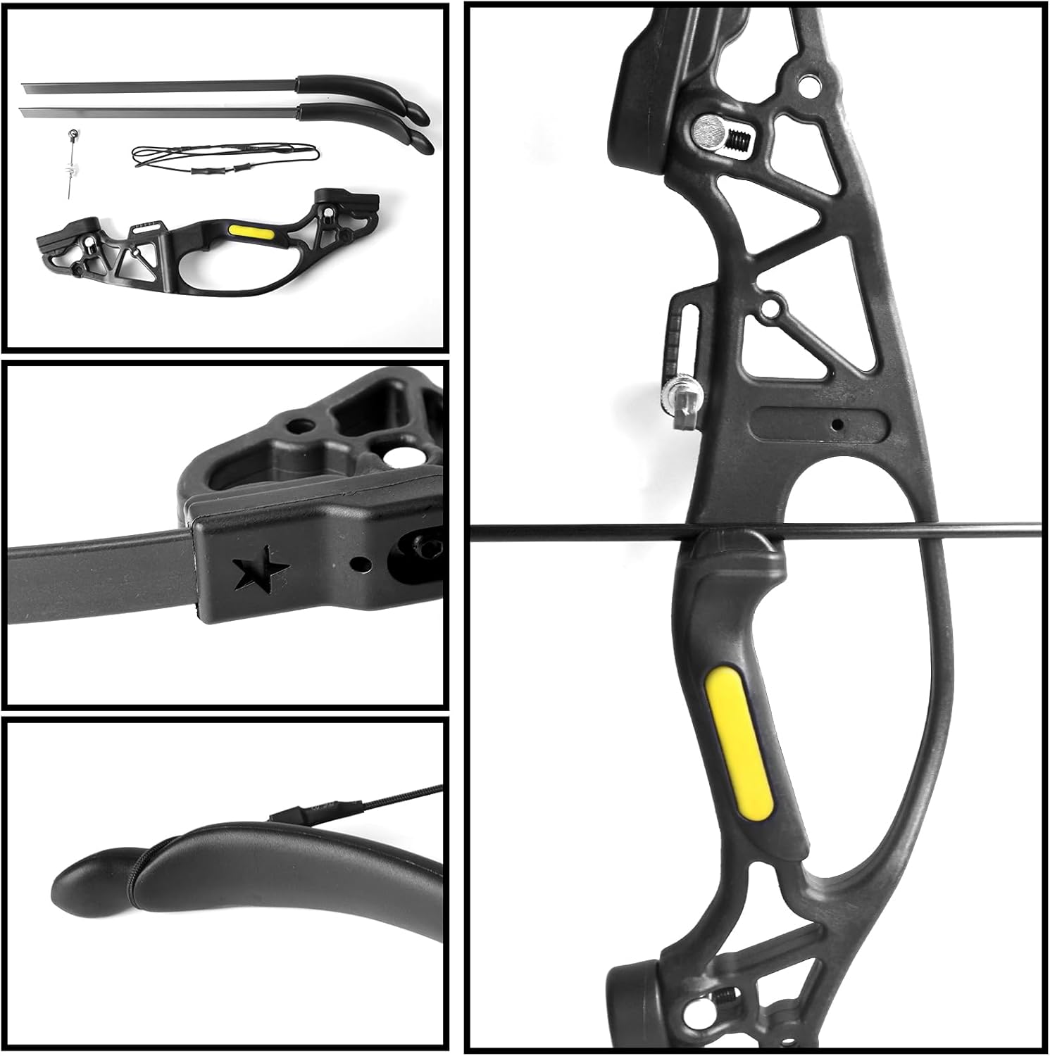 Skiennix Archery Set - Youth Bow and Arrow for Beginners | Adjustable 10-15 lbs for Skill Training