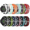 QGHXO Breathable Band for Amazfit GTS 4/4 Mini/3/2/2e/ GTR Mini/GTR 42mm/Active, Soft Silicone Band Replacement for Amazfit Bip 3/3 Pro/U Pro/S lite/Lite/S/U