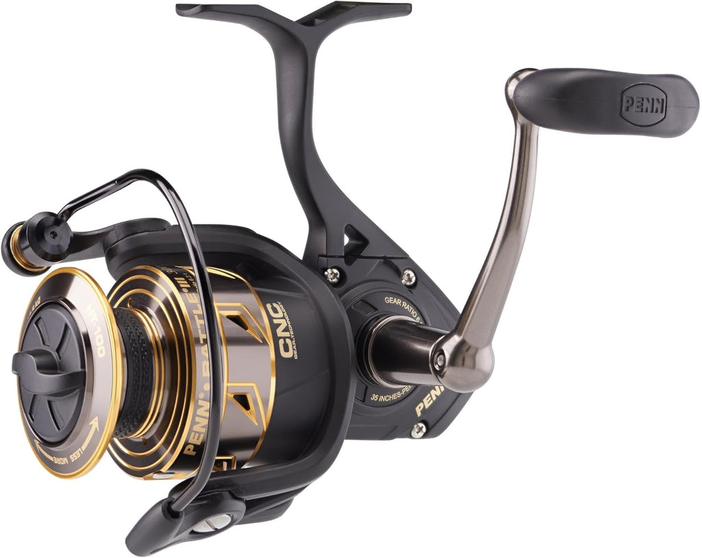 Penn Battle IV Spinning Fishing Reel - Durable, Smooth Drag System | Lightweight Design for All Anglers
