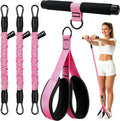 **Skiennix Upgraded Resistance Band - Thickened Latex Tubes with Soft Foam Foot Pedal | Ideal for Core, Arms & Legs**