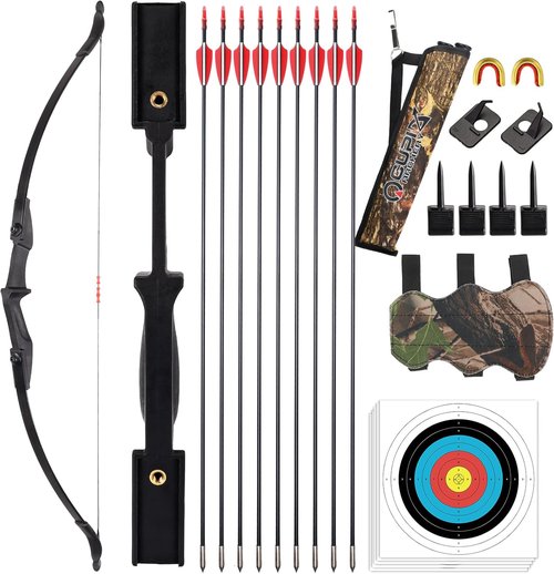 LWANO Recurve Bow - Takedown Archery Set for Adults & Youth | Left & Right Handed, 20-40lbs
