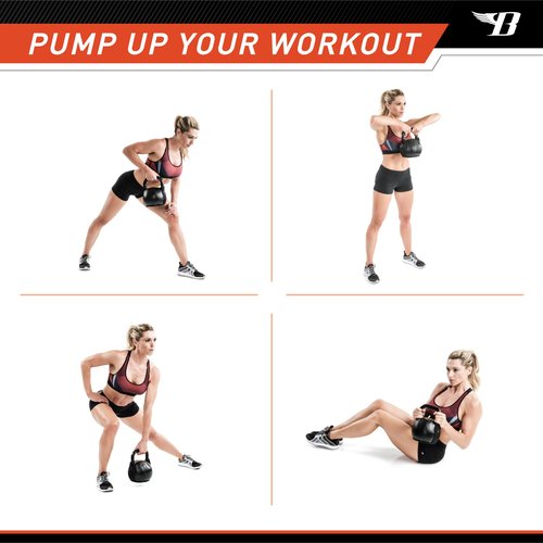 Bionic Body by Kim Lyons Soft Kettlebell 35 lb – Ergonomic Handle for Strength, Conditioning, Core & Full-Body Workouts, Home Gym, HIIT & Functional Fitness