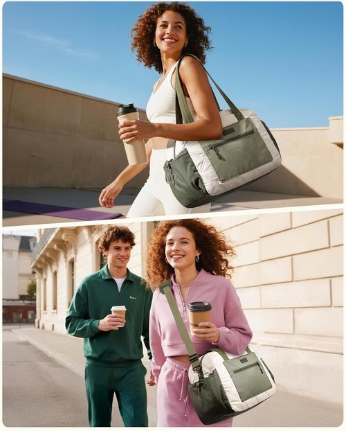 LOVEVOOK Gym Bag - Lightweight Travel Duffle with Wet Pocket | Perfect for Yoga, Weekend Trips, and More