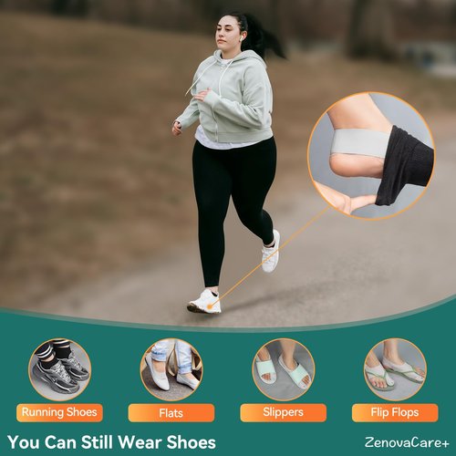 ZenovaCare+ Bunion Corrector Sleeve for Men/Women, 1 Pair Day & Night Toe Alignment,Orthopedic Post-Workout Recovery Foot Brace, Hallux Valgus Toe Straightener for Daily Use (Large)