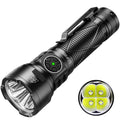 Sofirn SR15 Rechargeable Flashlight High Lumen, 4500 Lumen Super Bright Pocket Flashlight with Magnetic Base & IP68 Waterproof, Long Beam Distance EDC Flashlight for Emergency, Repair, Camping, Hiking