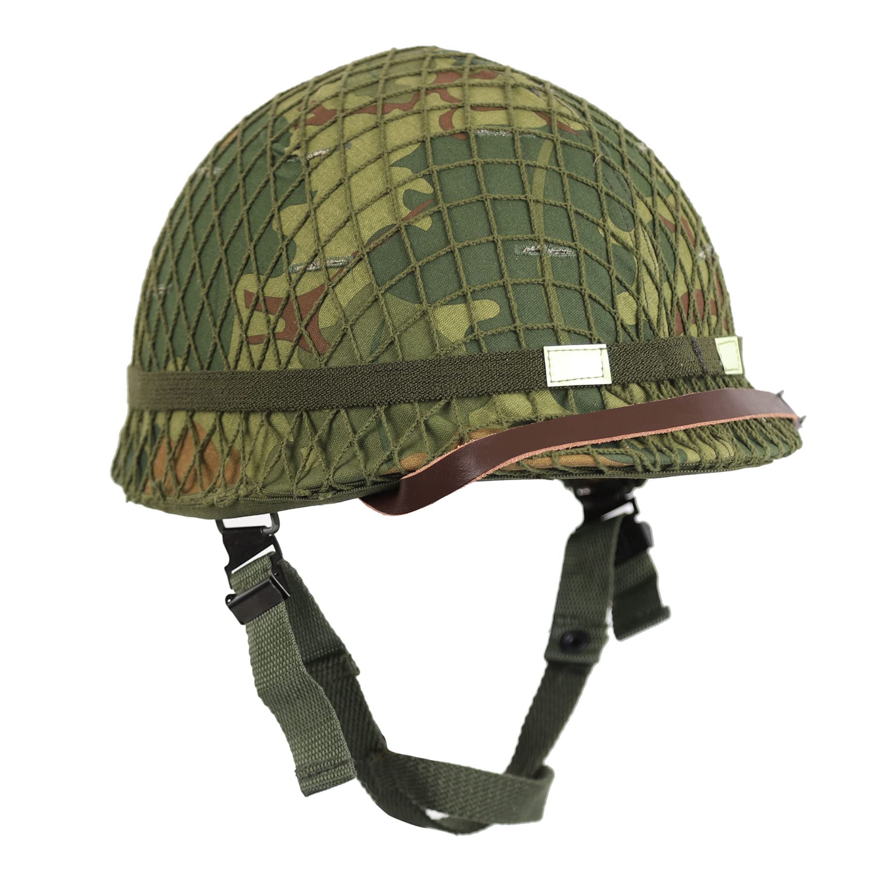 Reproduction WW2 WWII Vietnam War Era US M1 Combat Helmet with Mitchell Cover 1959 Dated