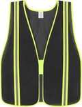Skiennix High Visibility Reflective Safety Vest - Class 2 Mesh Fabric Work Jacket for Men & Women