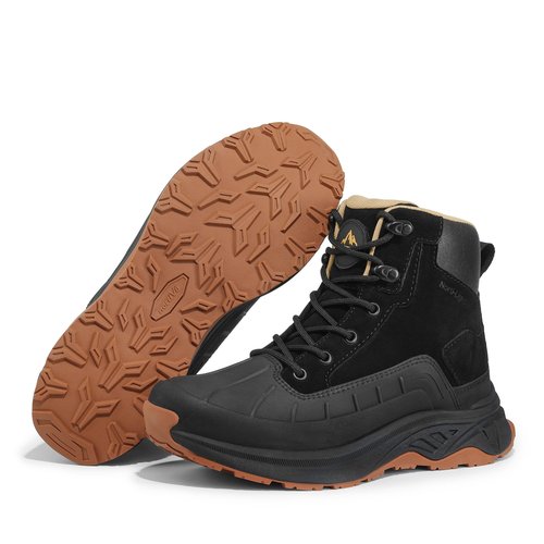 NORTIV 8 Women's Hiking Boots,Size 8W,Black,SNHB2312W-W