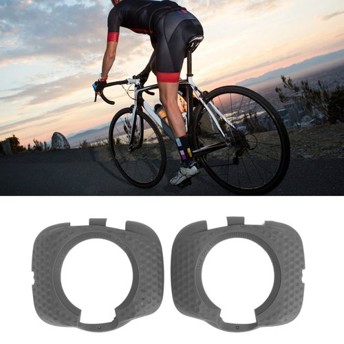 Drfeify Bicycle Pedal Cover, Quick Release Walkable Cycling Cleats Cover Lock Plate for Road Mountain Commuting Cyclists