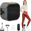 Resistance Bands with Fitness Bar, Power Pump System with Adjustable Resistance Levels, Portable Strength Training Equipment for Women, Home & Travel Workout