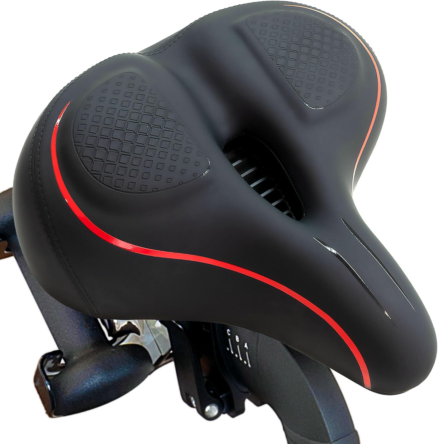 Peloton Replacement Extra Wide Seat - Oversized Cushion for Men & Women | Compatible with Bike & Bike+