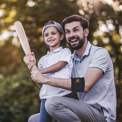 THX4COPPER Infused Adjustable Compression Tennis and Golfer Elbow Support Brace, with Pad for Muscle and Joint Pain Relief, Tendinitis, Carpal Tunnel Syndrome