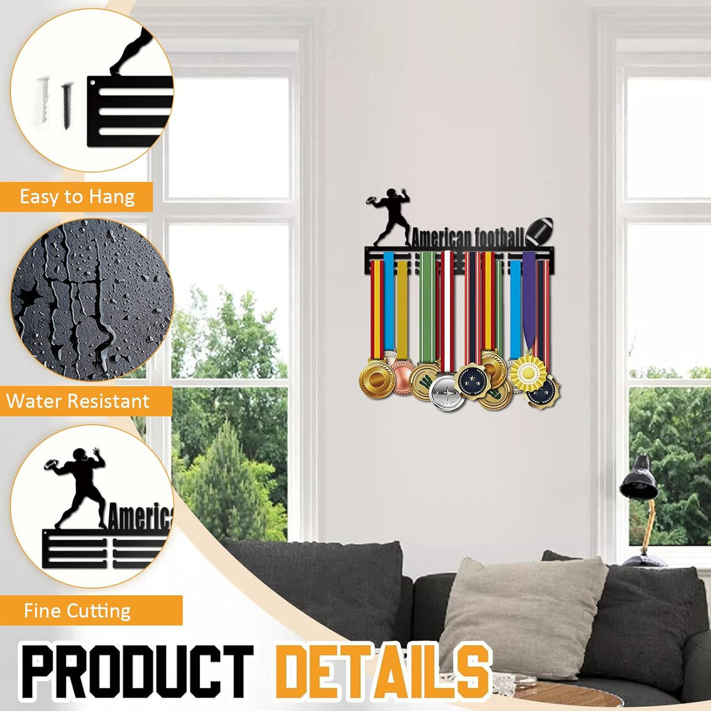 Resama Medal Hanger | Wall Display Rack for 60 Medals - Perfect for Soccer & Gymnastics Awards