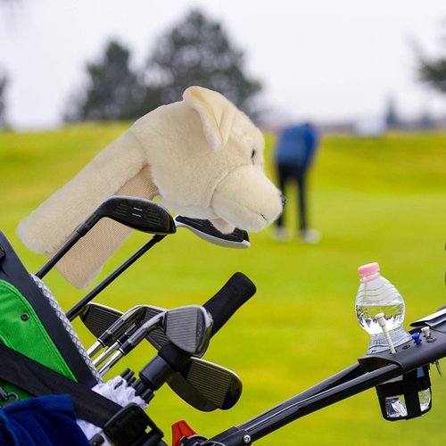 Anyork Headcovers Lab Driver Headcover Dog Golf Club Head Covers Funny Golf Club Covers Animals Plush Driver Headcover Gift for Men Women