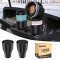 10L0L 2 Pack Golf Cart Cup Holder, Dash Adapter for Portable Propane Heater Cylinder, Universal Replacement Drink Holder for Yamaha EZGO Club Car