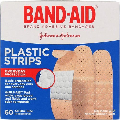 B-A Pl Band-Aid Plastic Comfort Flex - Wide Size 60s for Ultimate Skin Protection