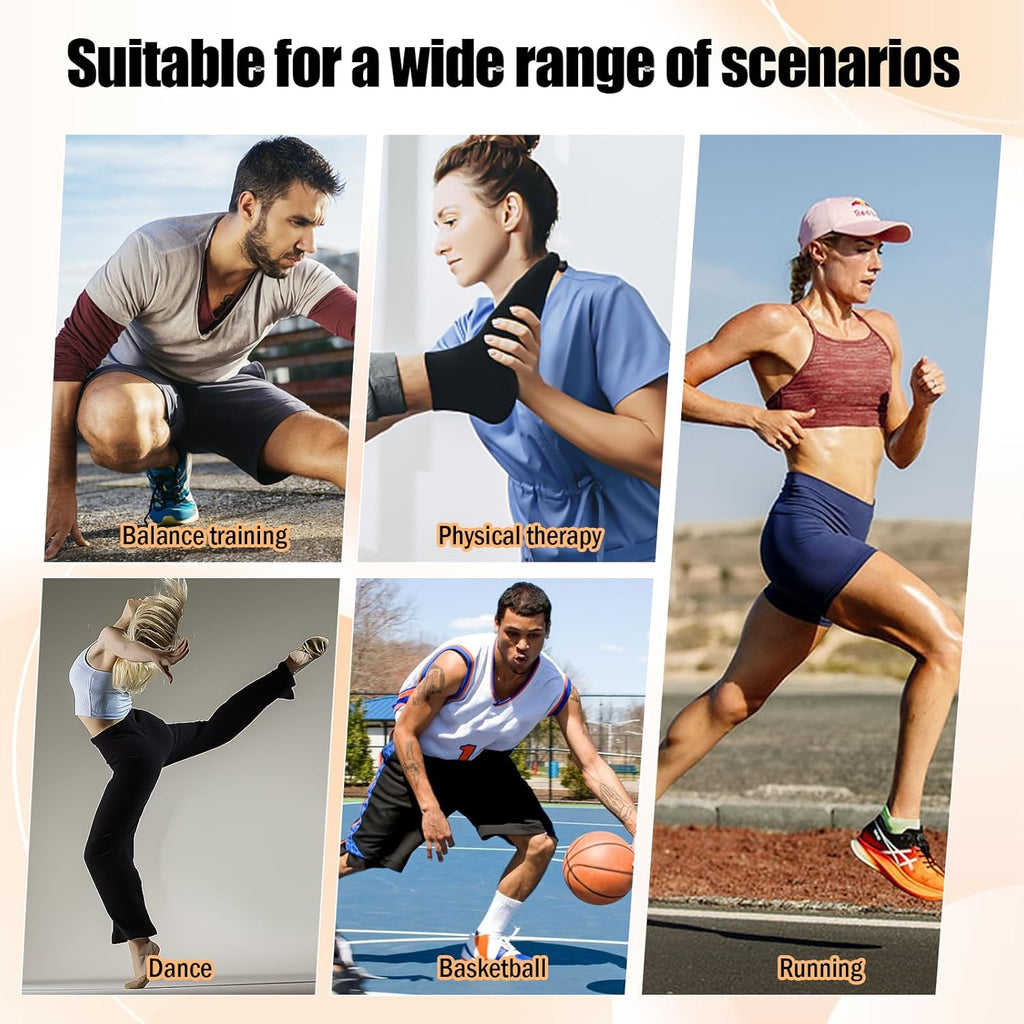 Skiennix Ankle Strengthener | Non-Slip Wood Balance Board for Injury Recovery & Training