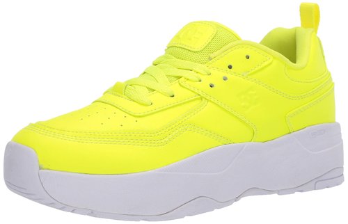 DC Women's E.TRIBEKA Platform Shoe, Yellow, 8 B M US