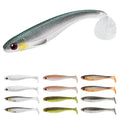 5in 12pcs 0.6oz Shadtale Easy Catch Soft Swimbaits Lures for Bass Trout Redfish (5'', 12 pcs, 0.6 oz)
